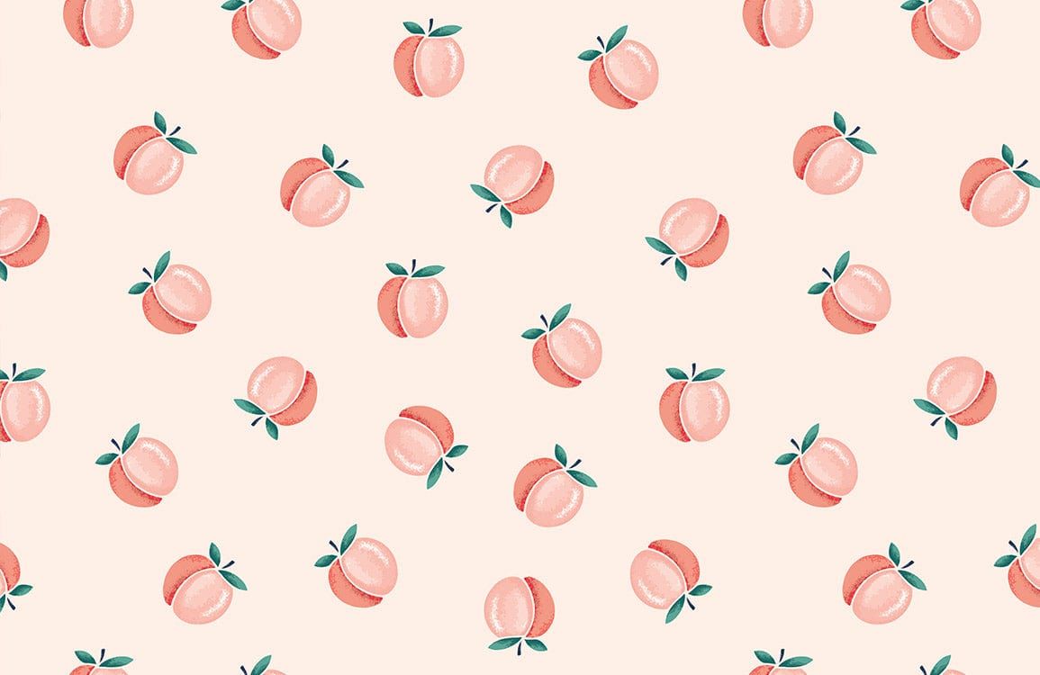 1155x750 Peach Pattern Pastel Pink Mural Wallpaper