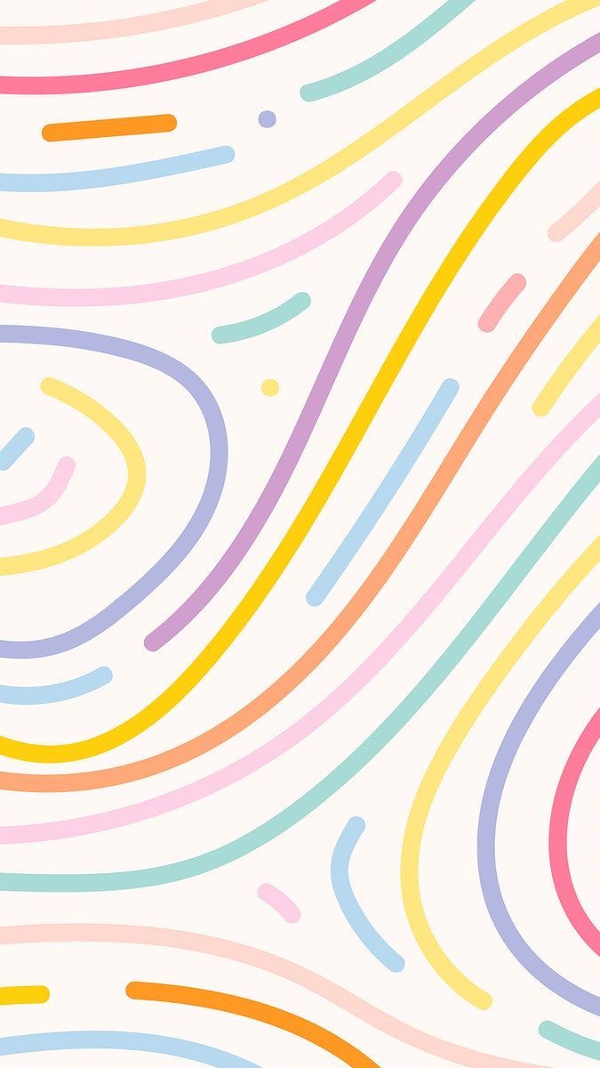 675x1200 Download free image of Colorful background in cute pastel line pattern by Aum about pastel, cute iphone background, colorful background, wallpaper iphone wallpaper, and phone wallpaper 2884480