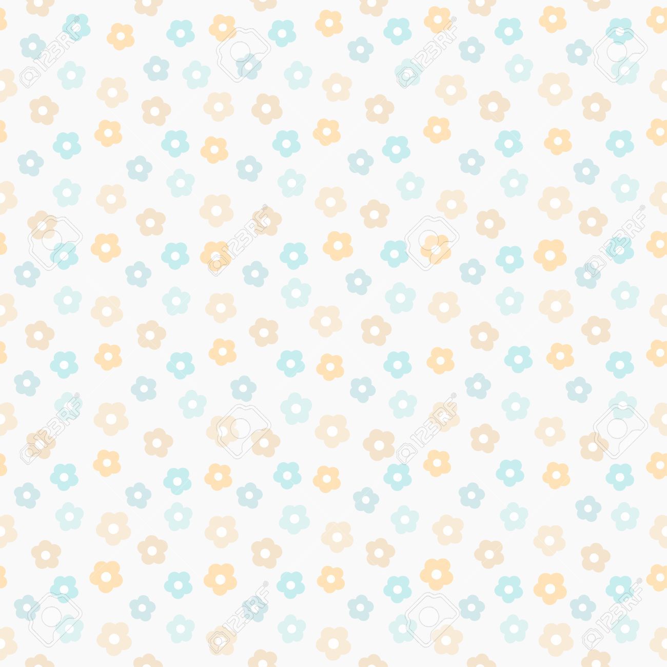 1300x1300 Simple Cute Pastel Pattern. Floral Mint Seamless Kids Background. Vector Illustration. Royalty Free SVG, Clipart, Vectors, and Stock Illustration. Image 60049512