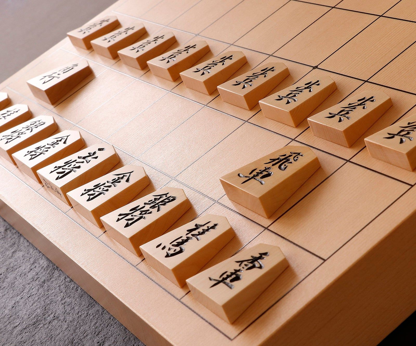 1600x1333 Shogi Pieces Craftsman Kou Getsu 幸月 Made Engraved Shogi Pieces SKM 4