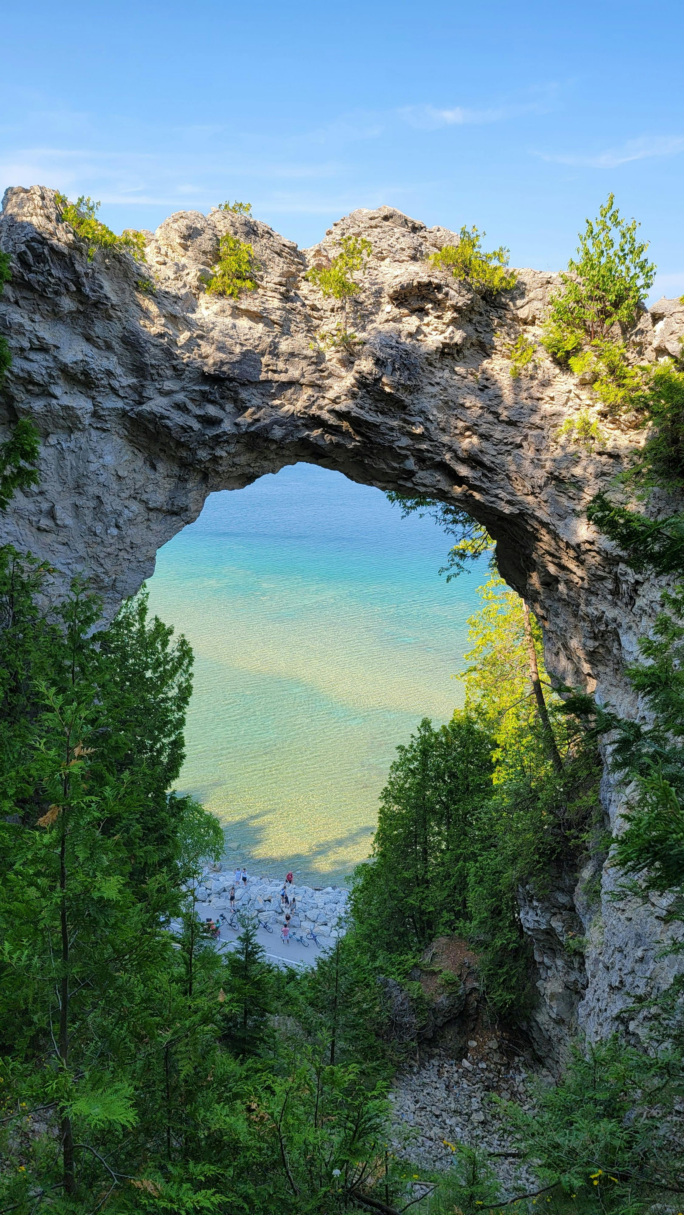 2252x4000 Arch Rock on Mackinac Island in Michigan · Free