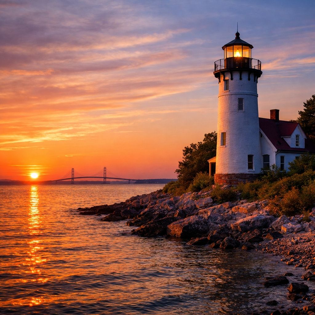 1024x1024 Great Lakes Lighthouses Guide + Best Stay on Mackinac