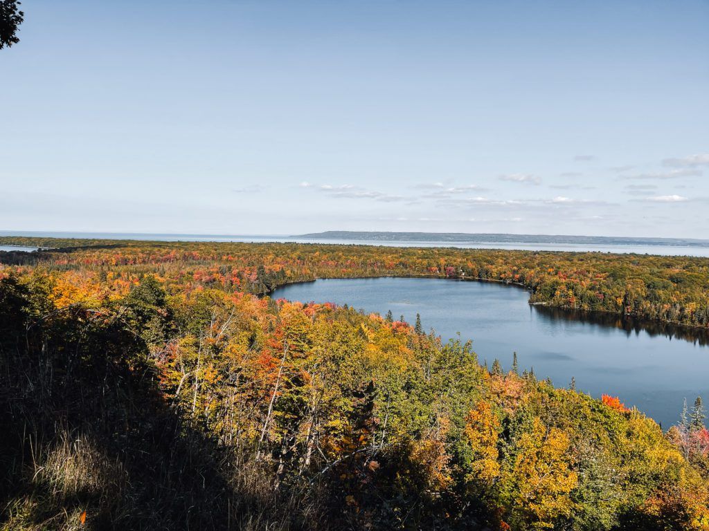 1024x768 Fall Color Upper Peninsula of Michigan