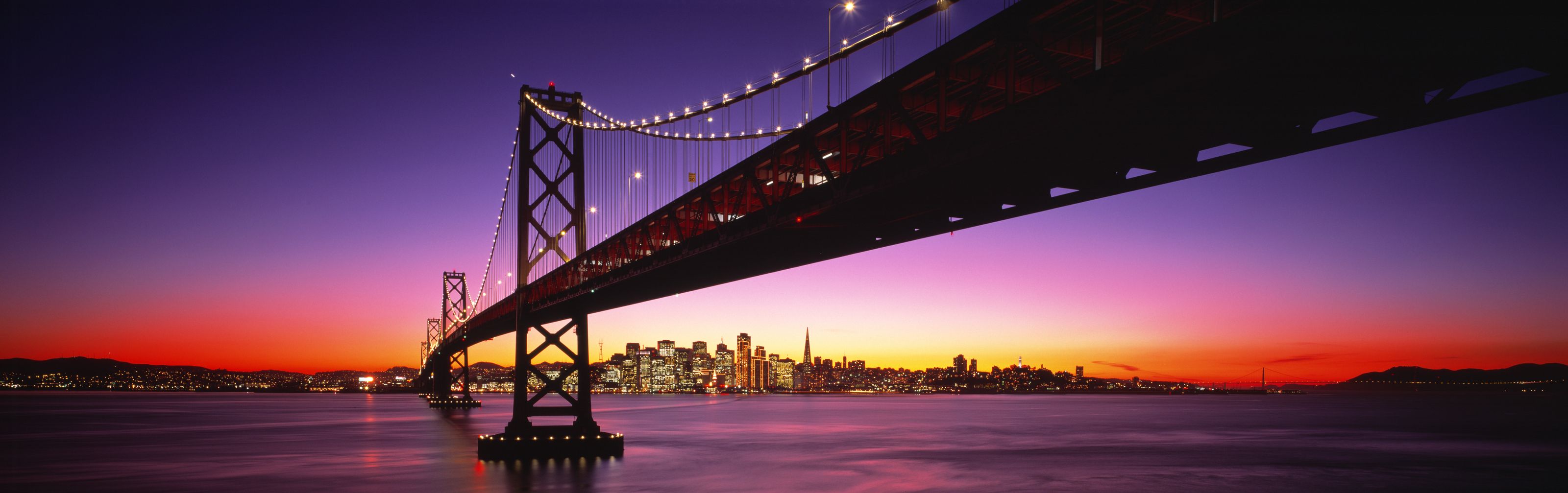 3200x1007 Bay Bridge San Francisco, CA Wall Mural