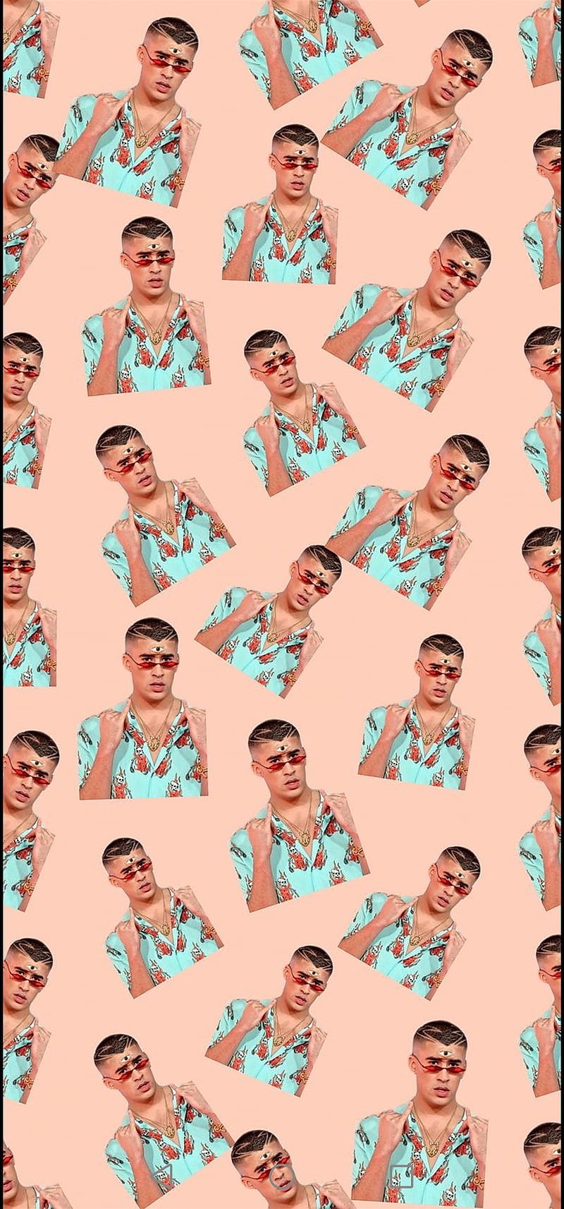 800x1713 Bad bunny, collage bad bunny, yeh yeh, HD phone wallpaper