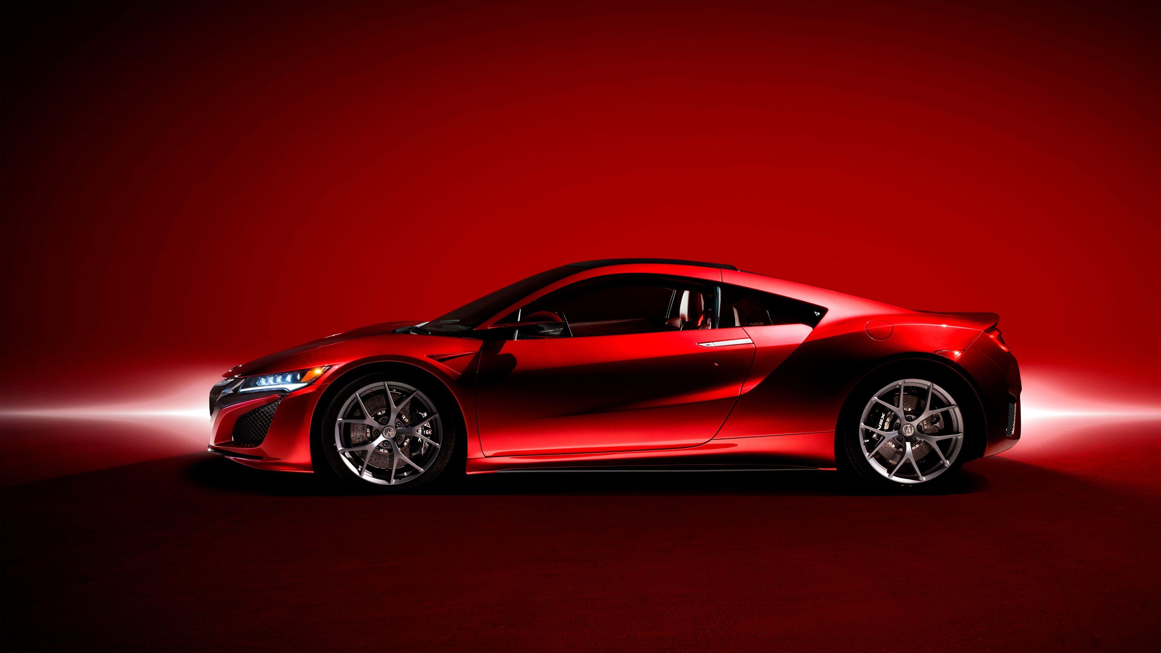 3840x2160 Red Acura NSX Windows 10 Wallpaper UHD 3840x2160 Wallpaper