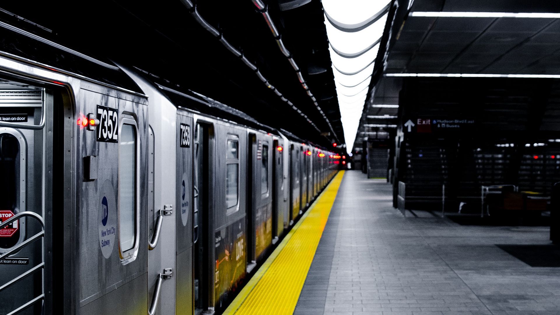 1920x1080 Download wallpaper 1920x1080 metro, station, train, underground, terminal full hd, hdtv, fhd, 1080p HD background