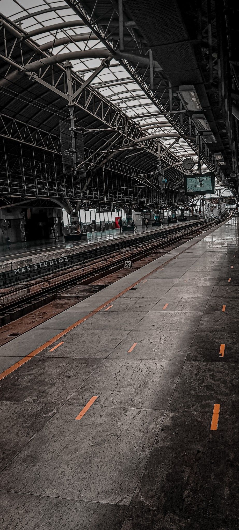 923x2048 Chennai Metro Aesthetic Wallpaper
