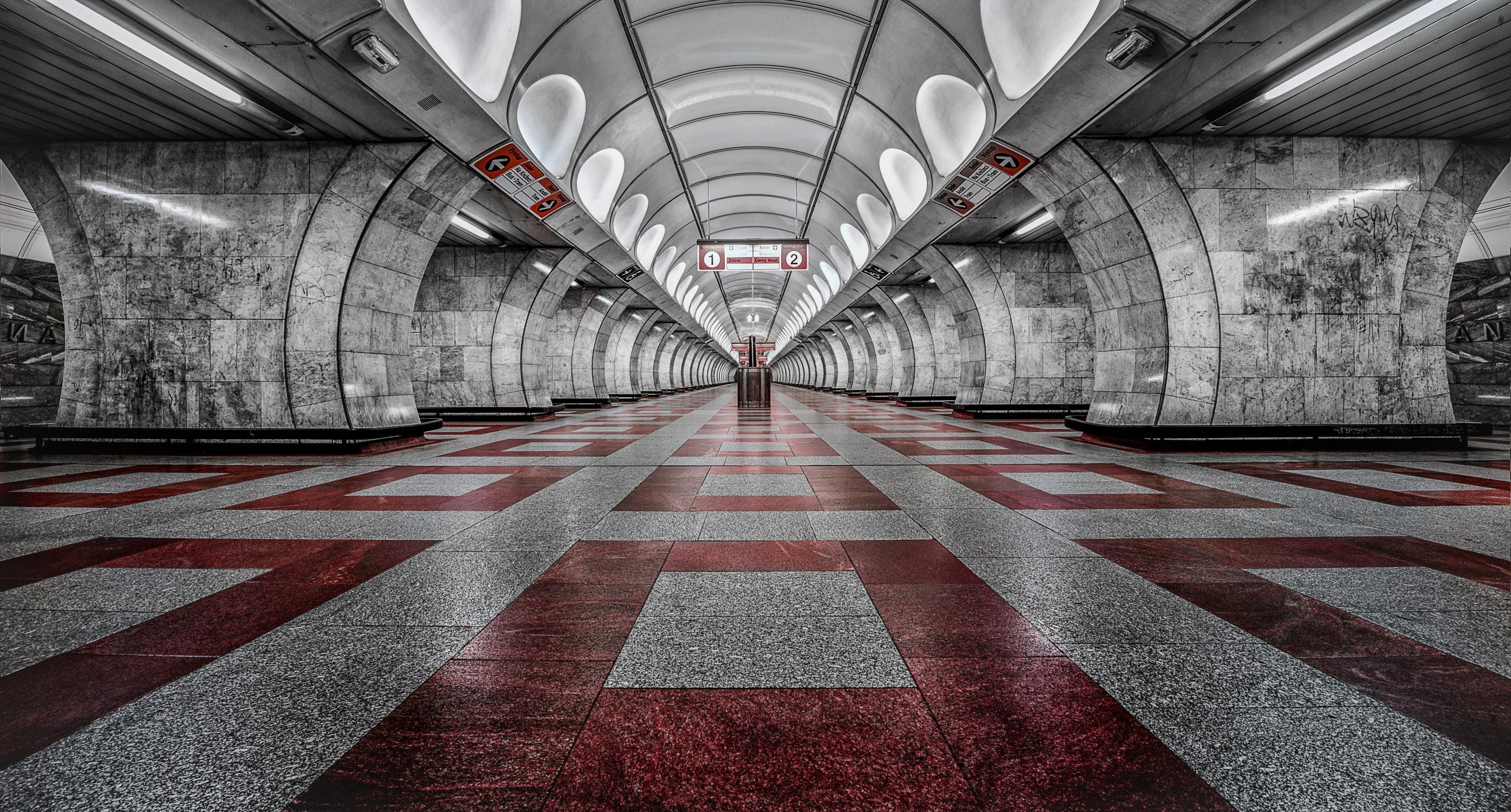3200x1720 Prague Metro Mural Wallpaper Your Way