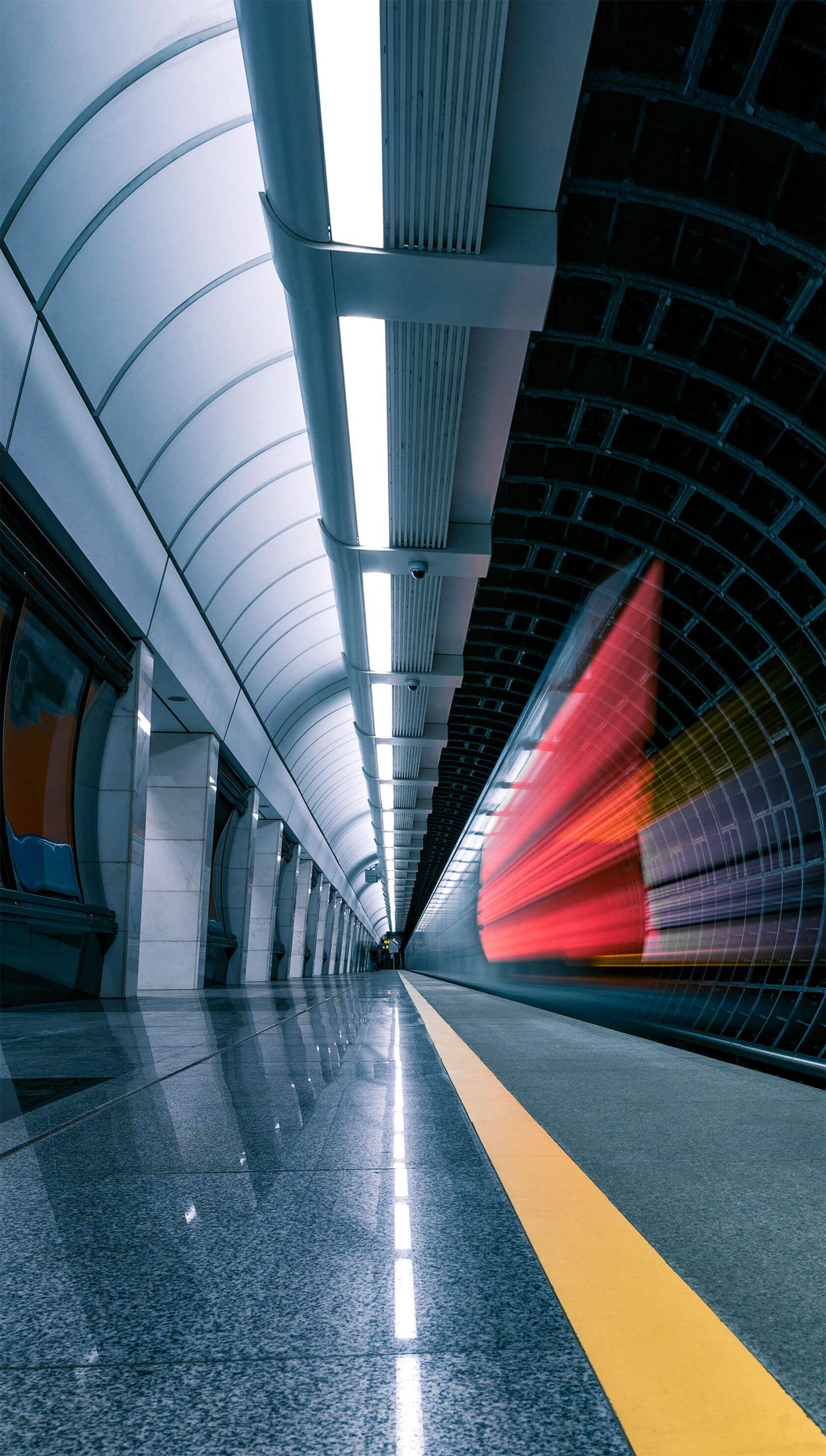 1453x2560 New Metro: Futuristic Moscow Stations Captured by Vadim Sherbakov. Daily design inspiration for creatives