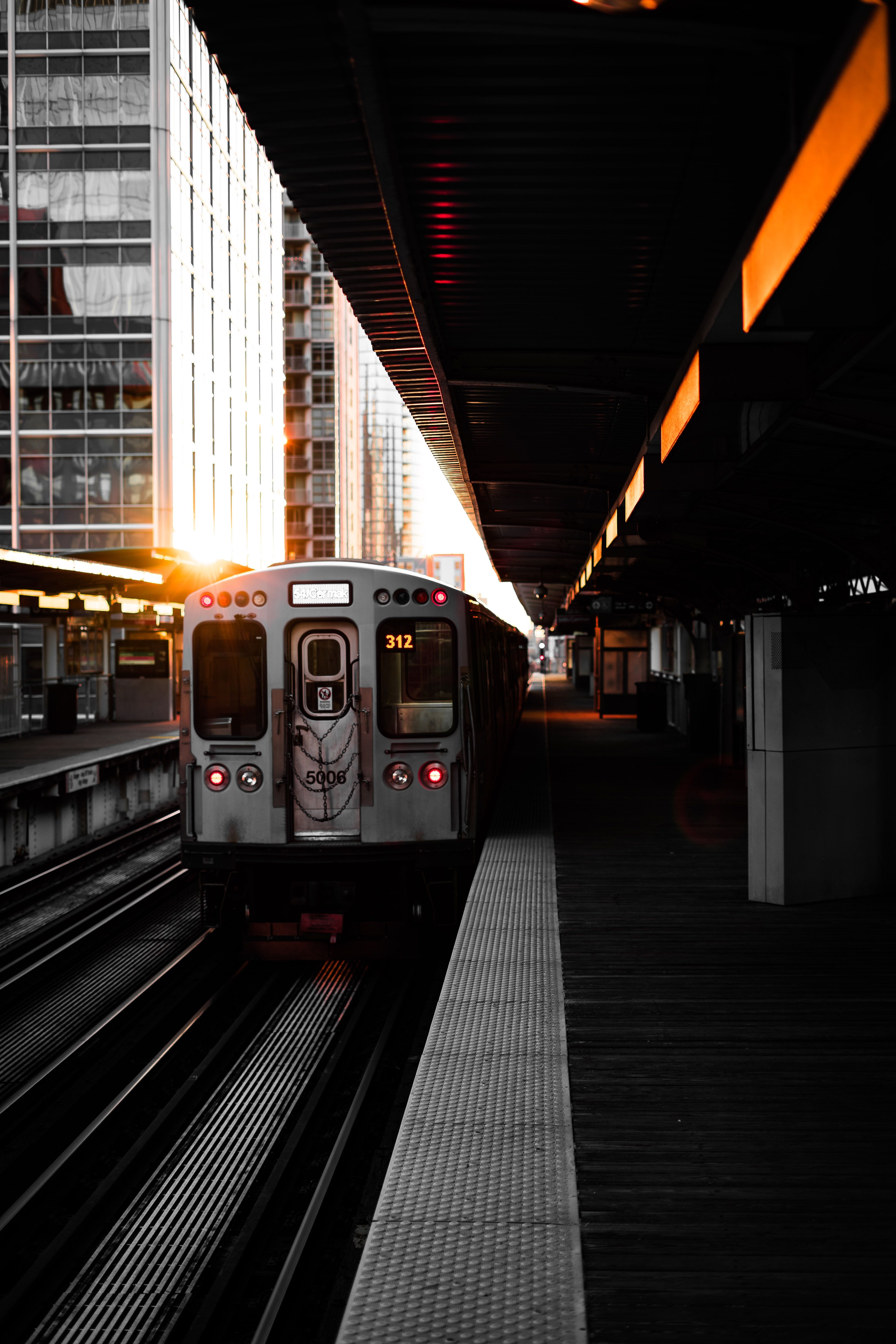 3996x5994 Free Image : public transport, mode of transport, metropolitan area, light, vehicle, train station, night, urban area, metropolis, rolling stock, line, city, building, architecture, metro station, track, railway, evening, electricity 3996x5994