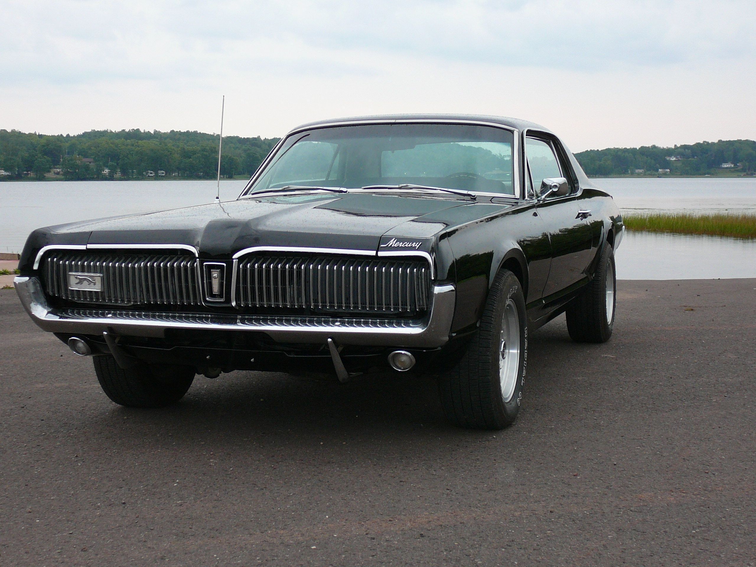 2560x1920 Download Black Car Vehicle Mercury Cougar HD Wallpaper