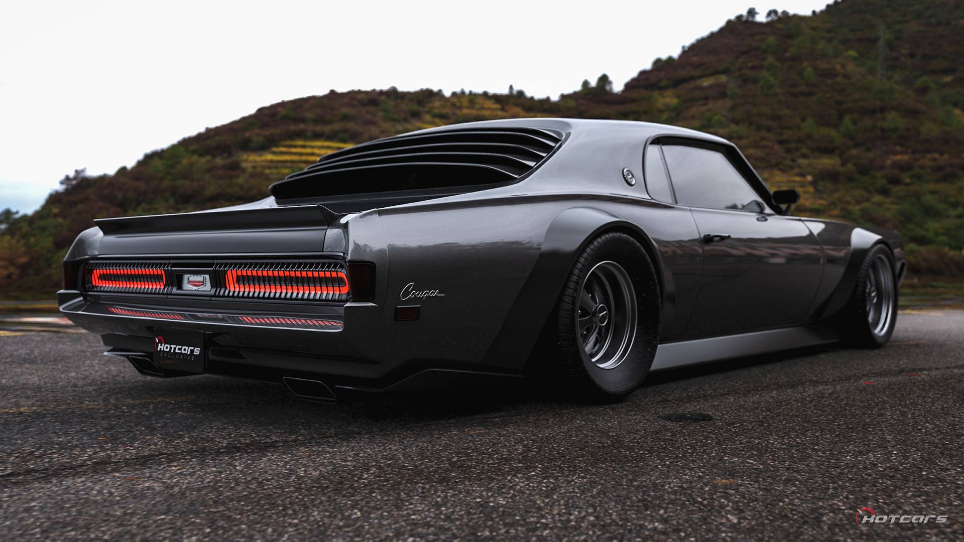 1920x1080 HotCars Car Renders 1968 Mercury Cougar GT E