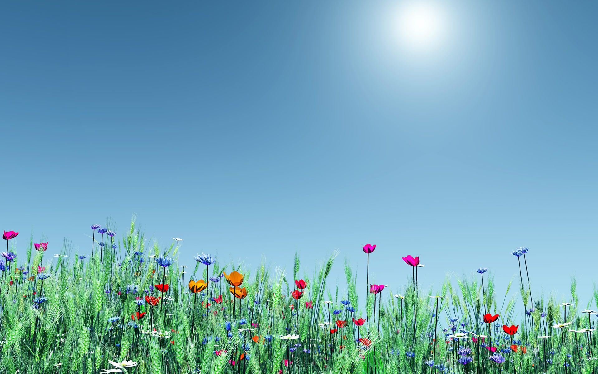 1920x1200 Spring Flowers Background Widescreen