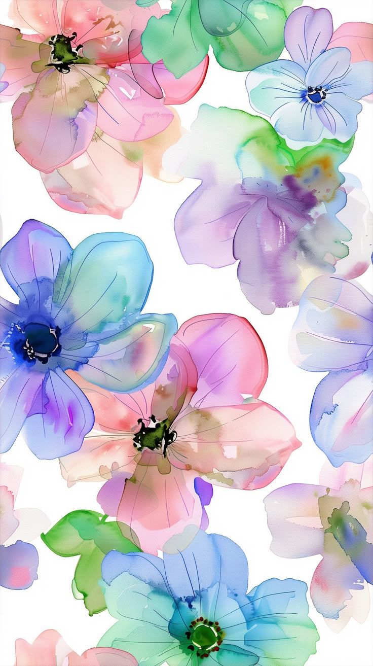 736x1313 Pastel Wallpaper for a Spring Look