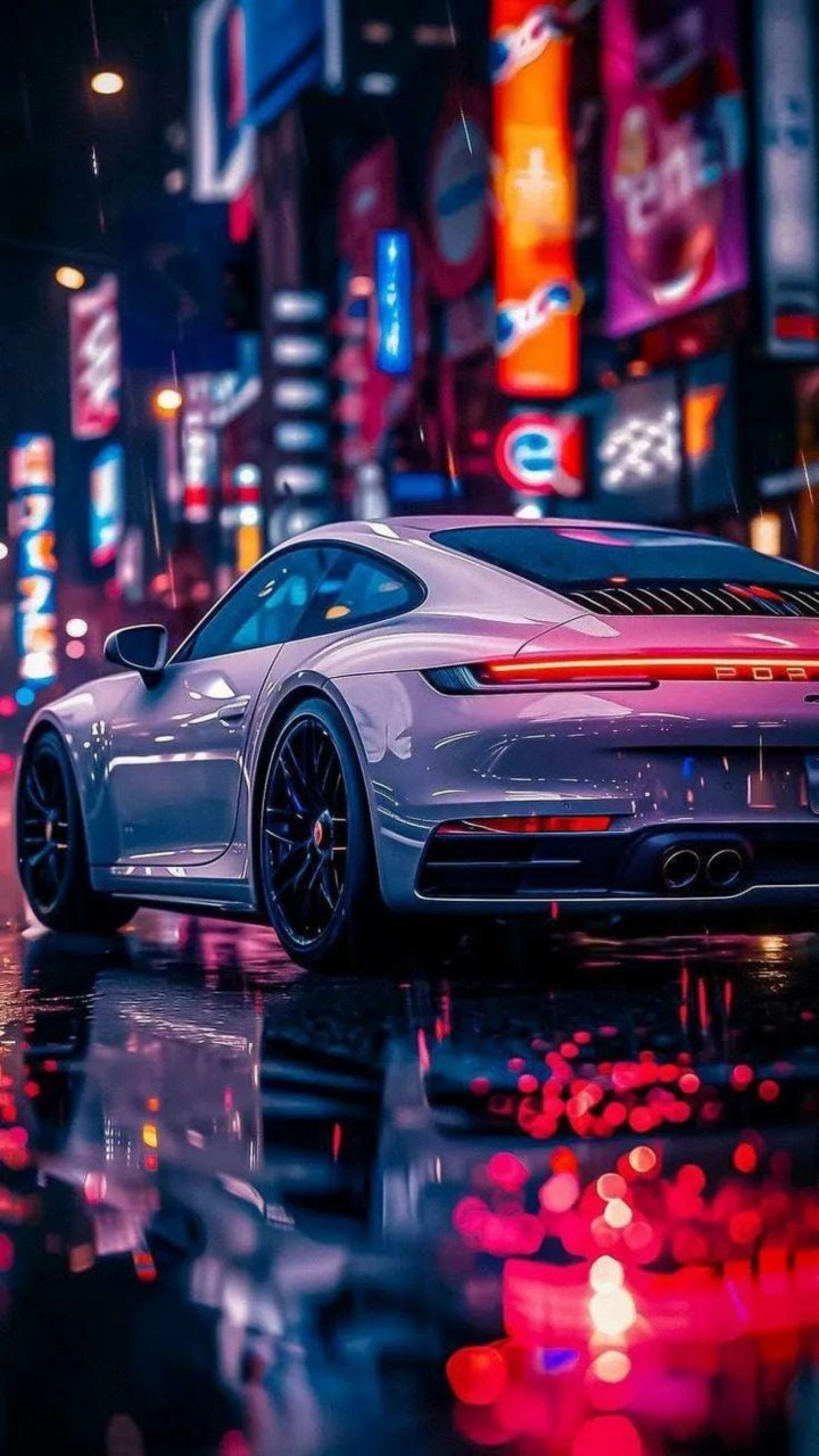 1500x2666 Neon Porsche Porche