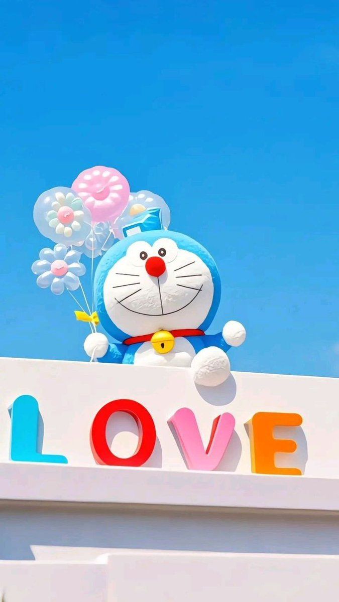 675x1200 4K HD Android Lock Screen Wallpaper Tap Hold Load 8K iPhone iOS theme Doraemon