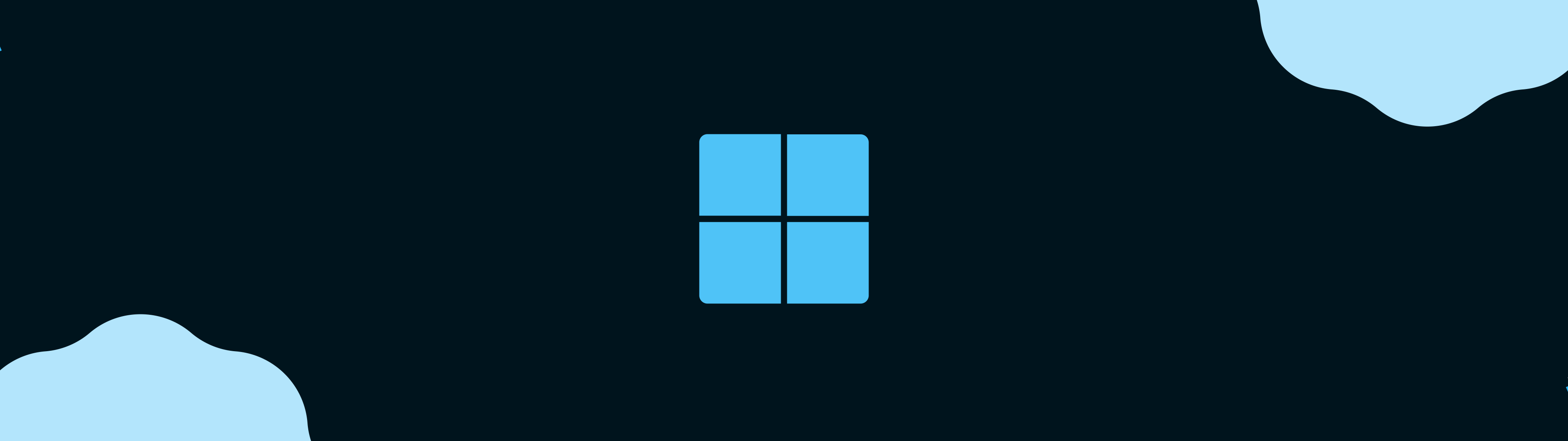 3840x1080 Windows 11 Minimalist Wallpaper