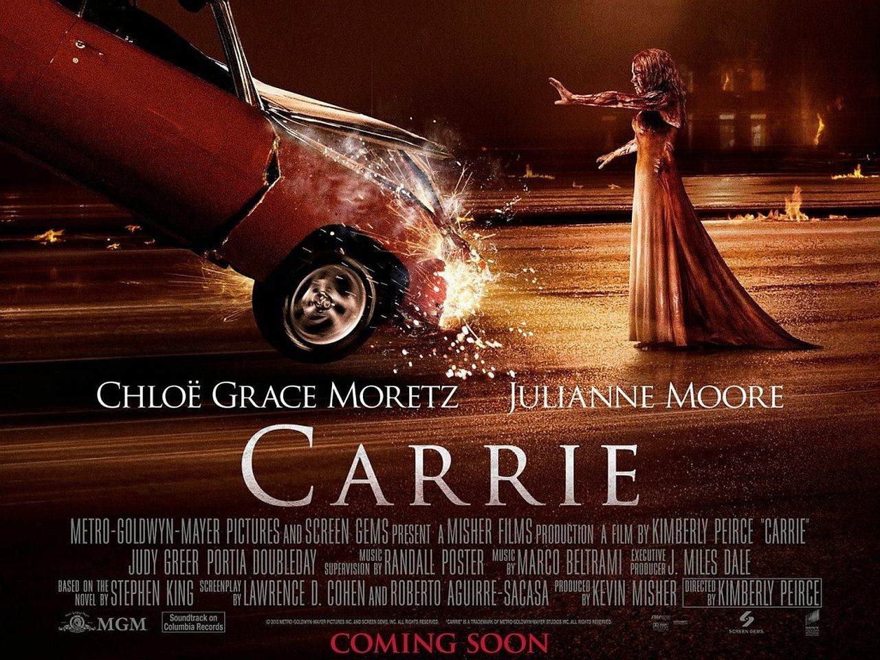 1280x960 Carrie (2013) Movie Poster: Chloë Grace Moretz's Haunting Moment