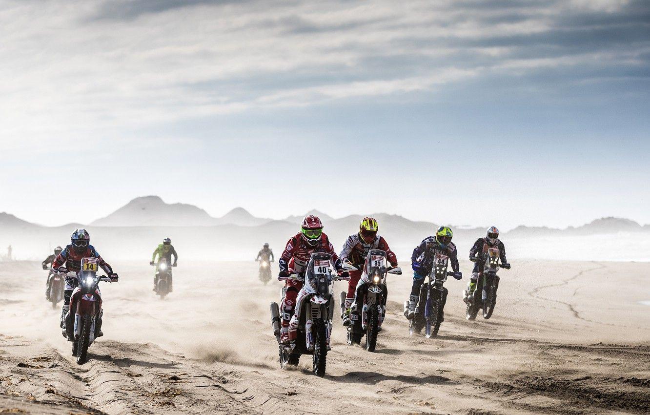 1332x850 Wallpaper Dust, A lot, Rally, Dakar, Dakar, Rally, Racers, Motul
