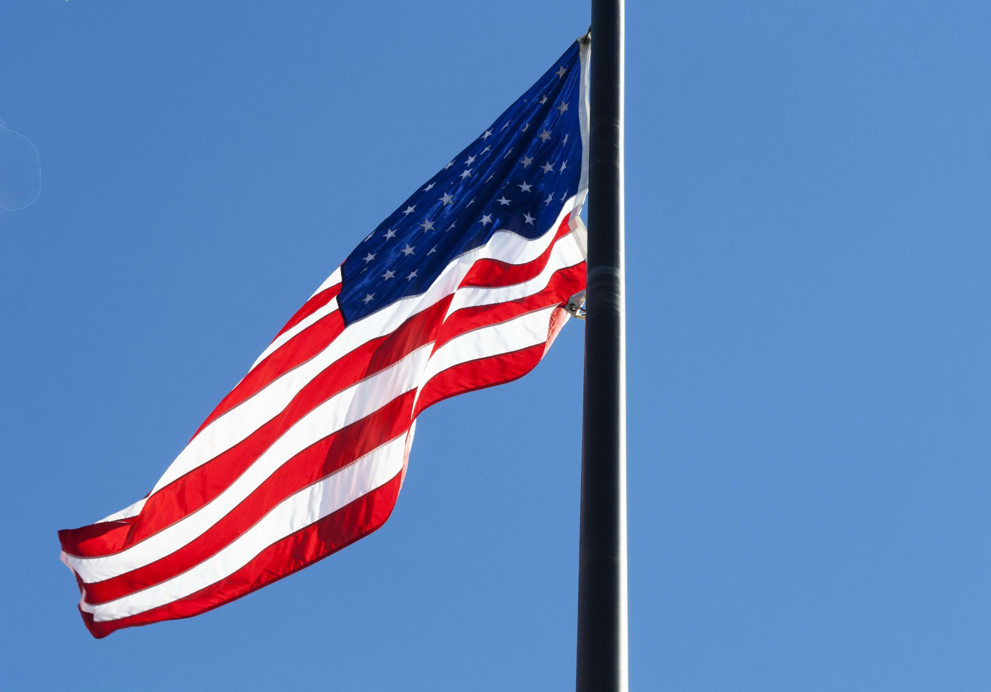 3237x2260 administration, america, american flag, banner, blue, blue sky