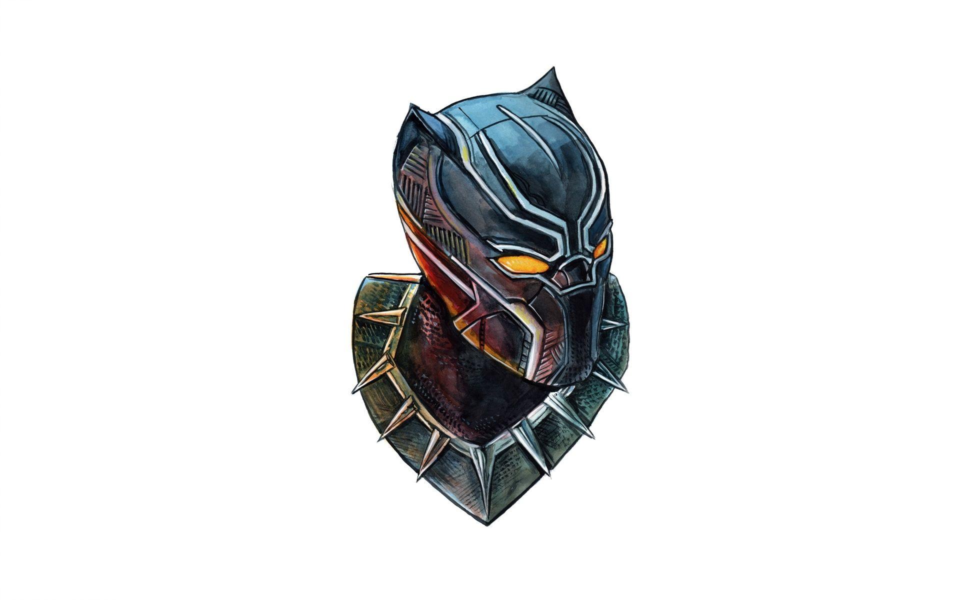 1920x1200 Black Panther Minimalism 1440P Resolution Wallpaper, HD Minimalist 4K Wallpaper, Image, Photo and Background