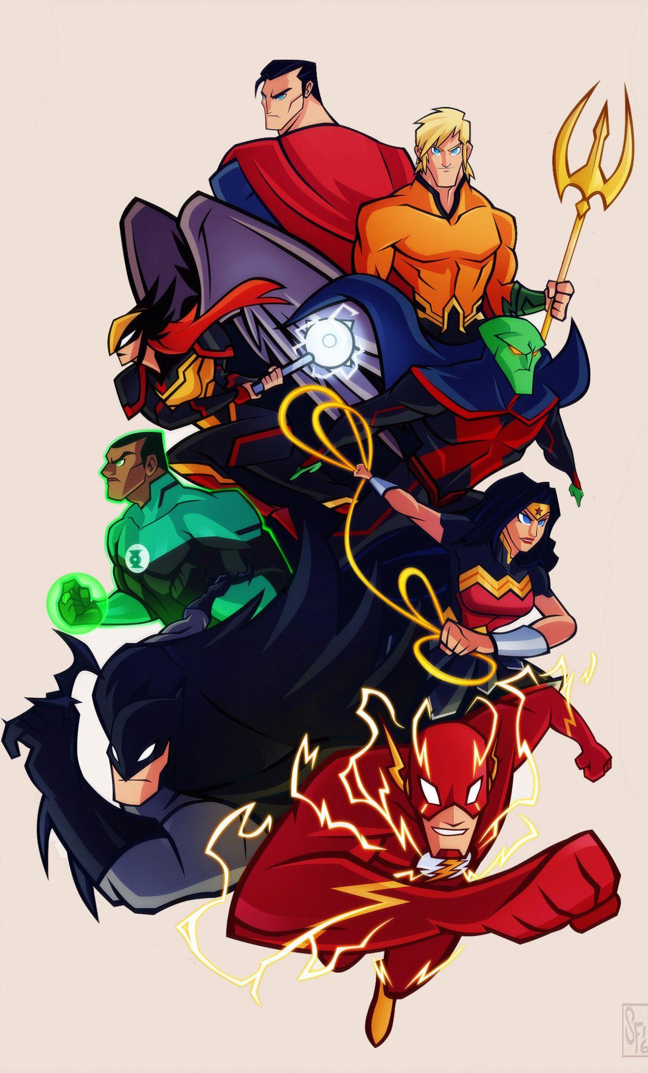 1280x2120 Justice League Wallpaper iPhone