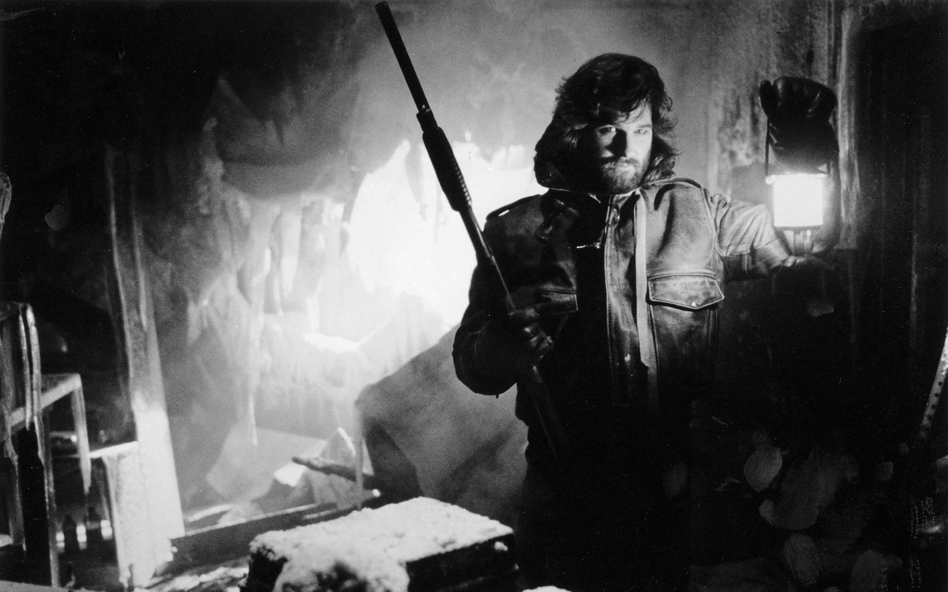 1920x1200 Download Kurt Russell The Thing Black And White Wallpaper