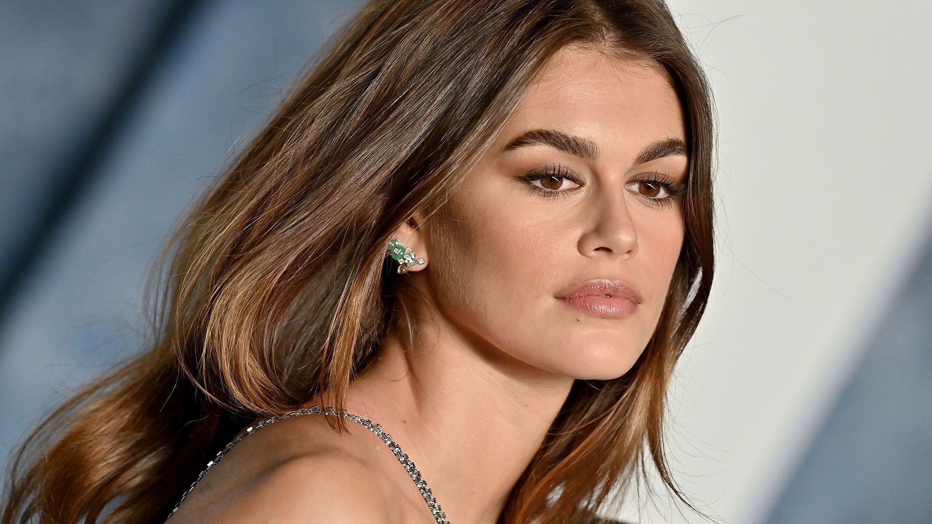 1920x1080 Kaia Gerber Looks Like Rose From 'Titanic' In Her Latest Red Carpet Appearance