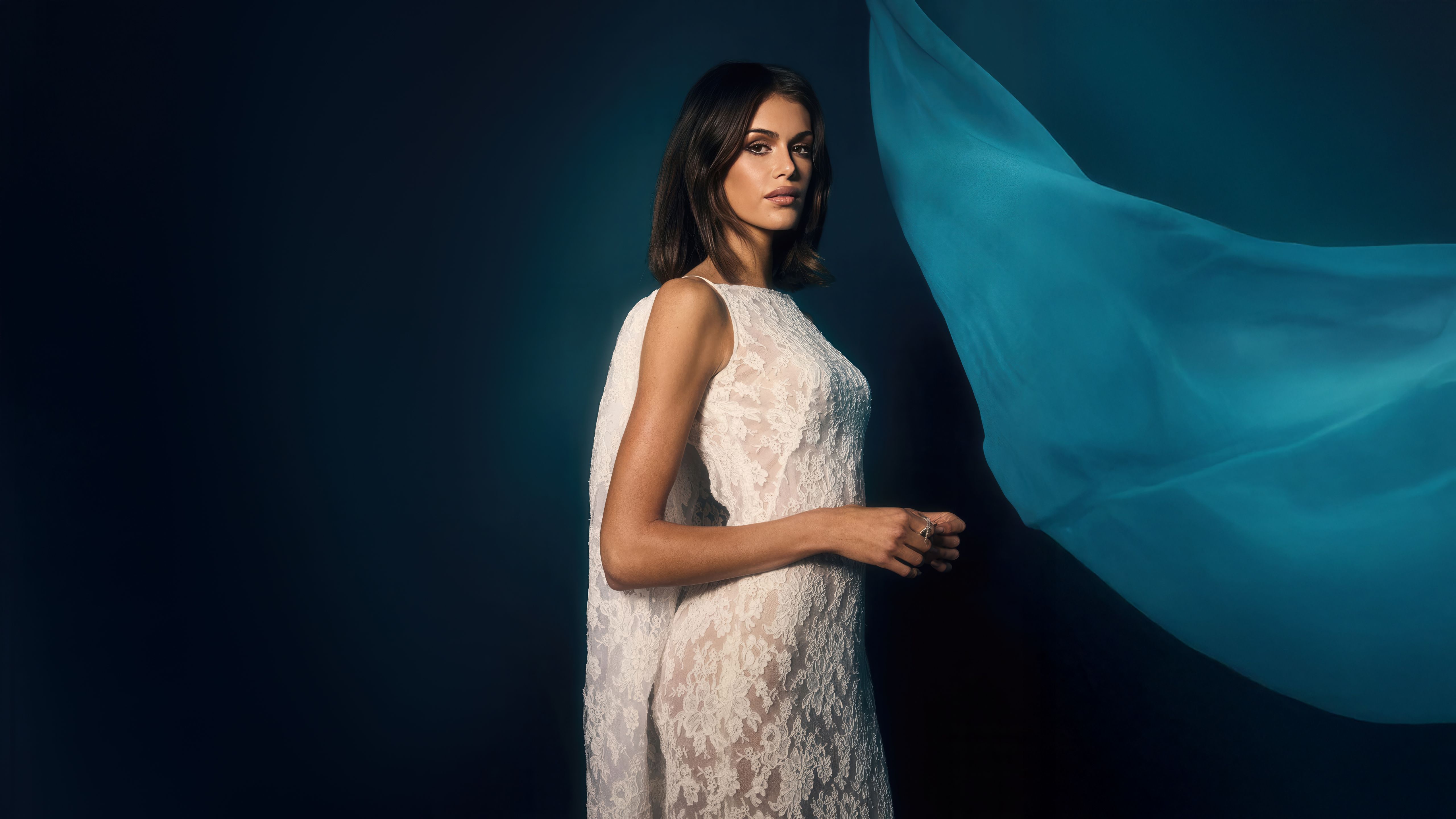 5120x2880 Kaia Gerber Harpers Bazaar 2025 Wallpaper, HD Celebrities Wallpaper, 4k Wallpaper, Image, Background, Photos and Picture