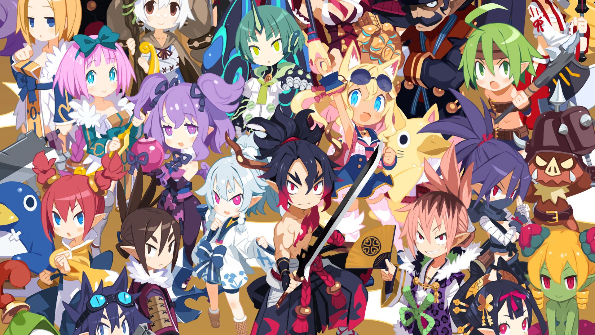 1920x1080 Disgaea 7 Wallpaper with Monocle