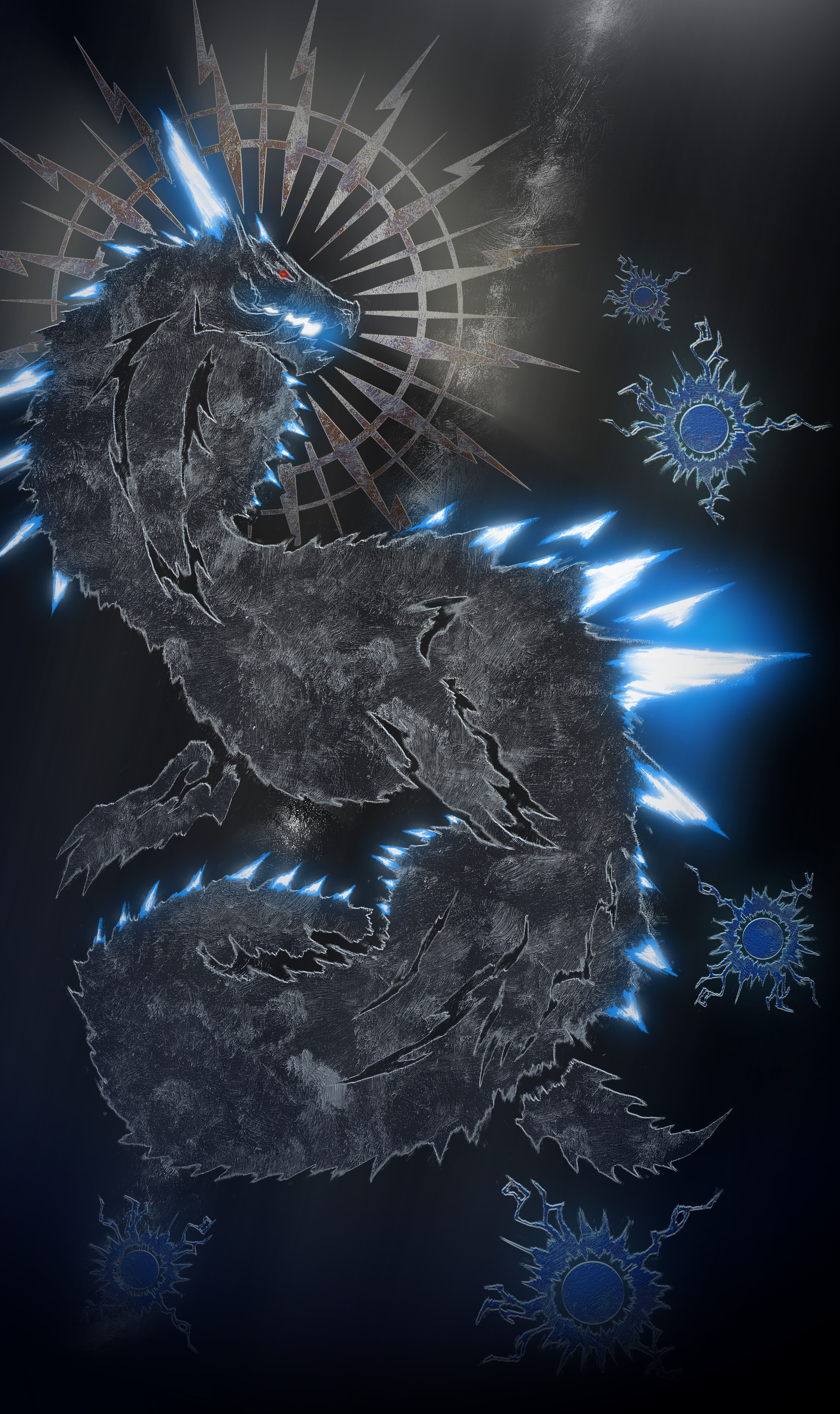 4867x8193 Netherworld Maelstrom Lagiacrus. By Xotl_art