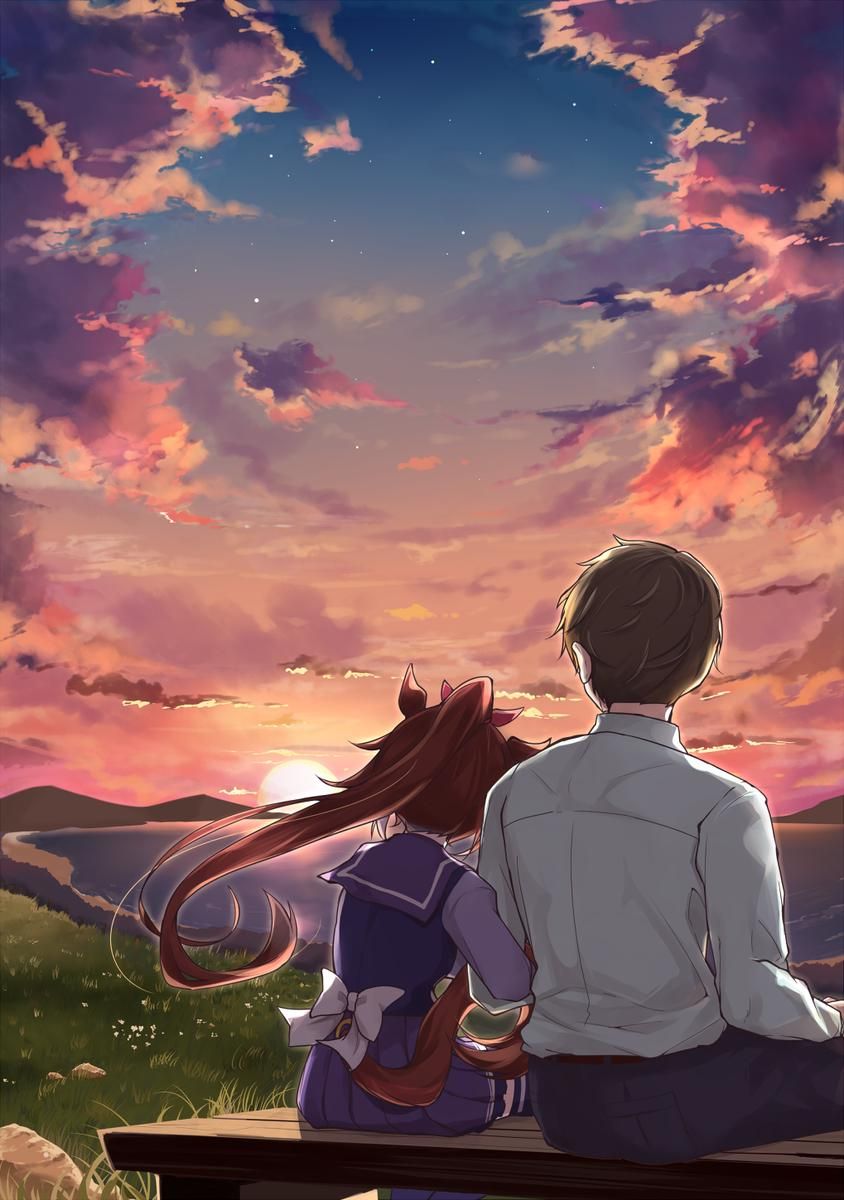844x1200 Tokai Teio: I wish this moment lasts forever. (Art by Soramuko)