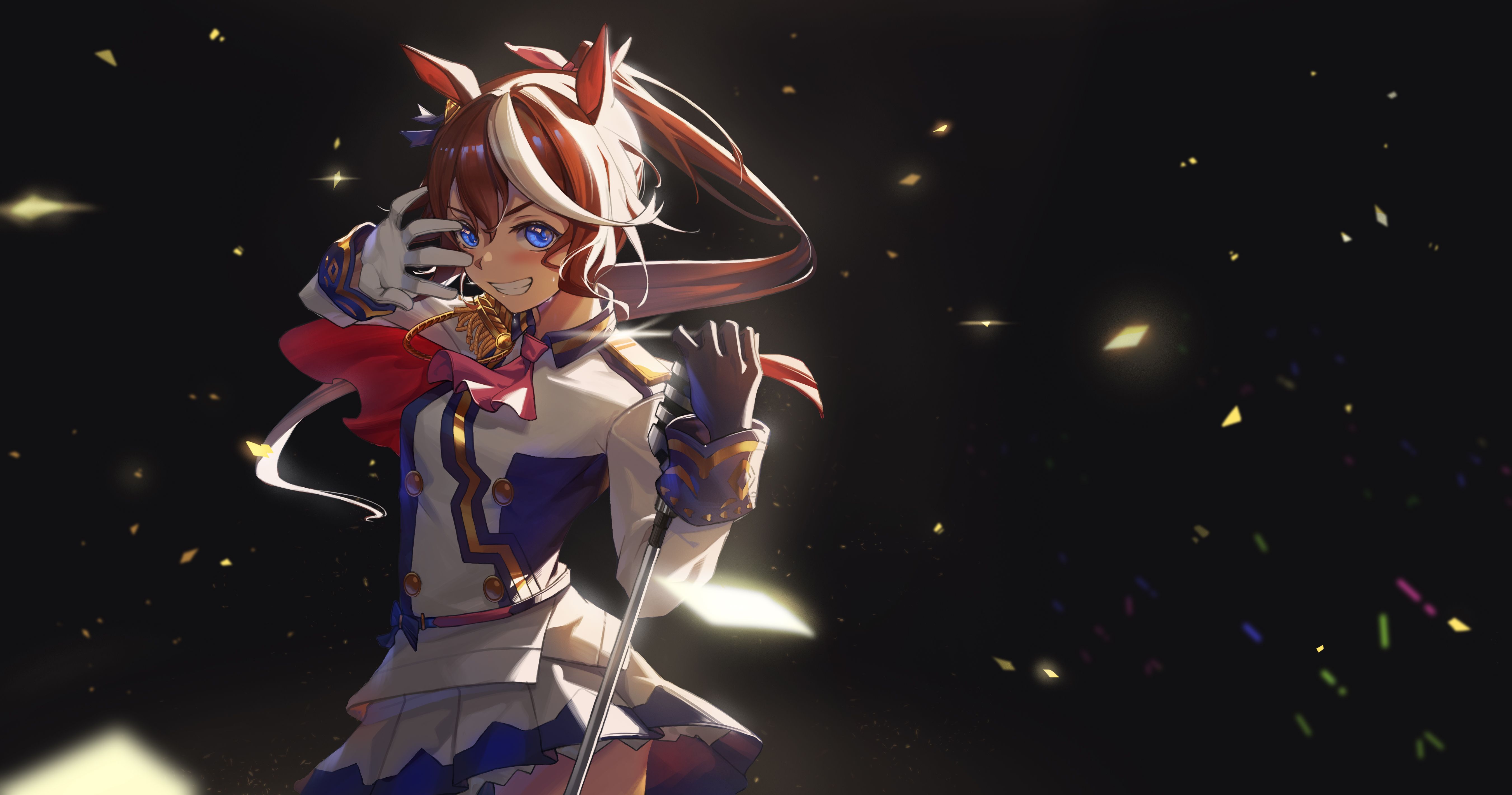 5403x2840 Download Tokai Teio Anime Uma Musume: Pretty Derby 4k Ultra HD Wallpaper