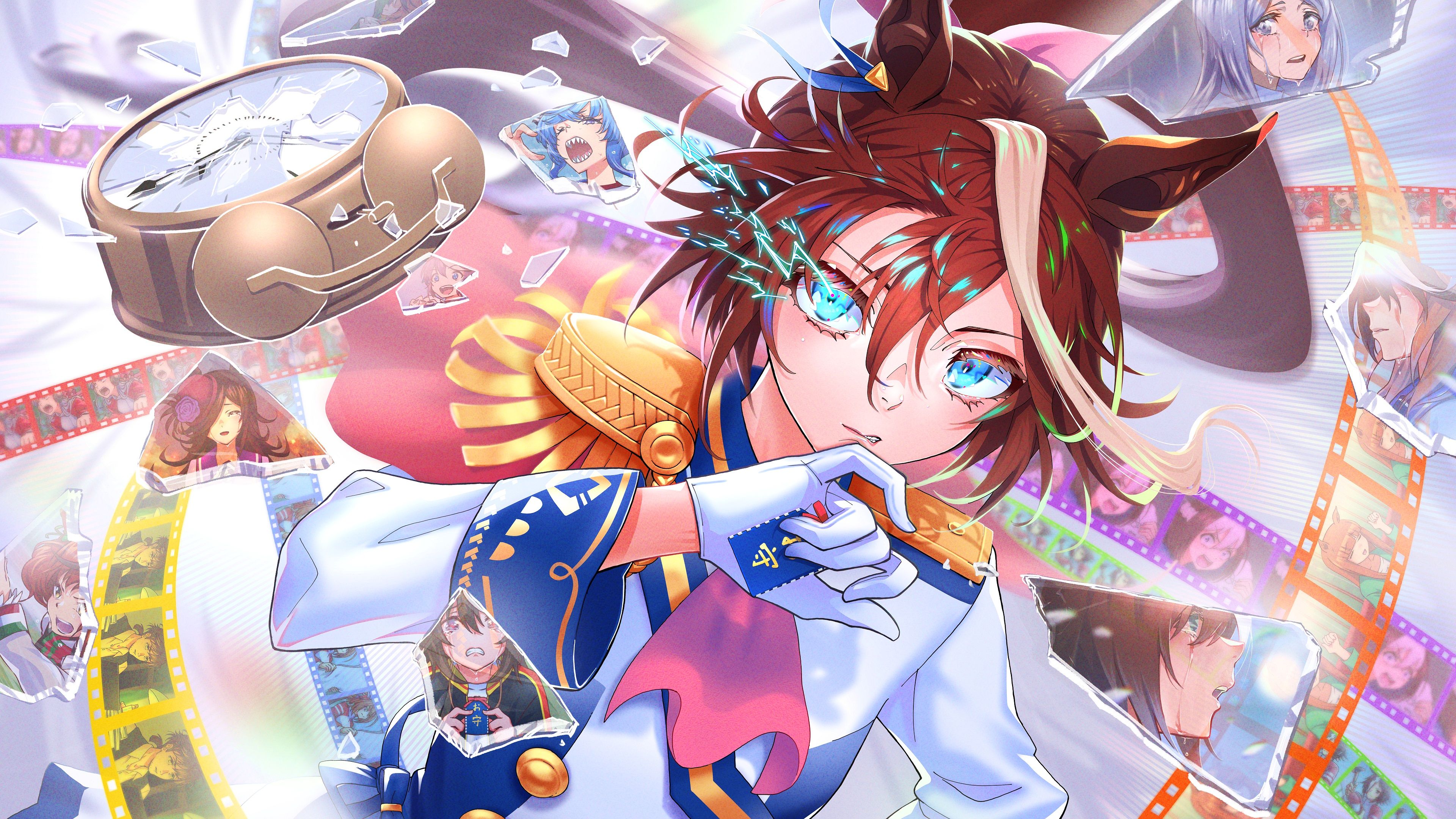 3840x2160 Download Tokai Teio Anime Uma Musume: Pretty Derby 4k Ultra HD Wallpaper