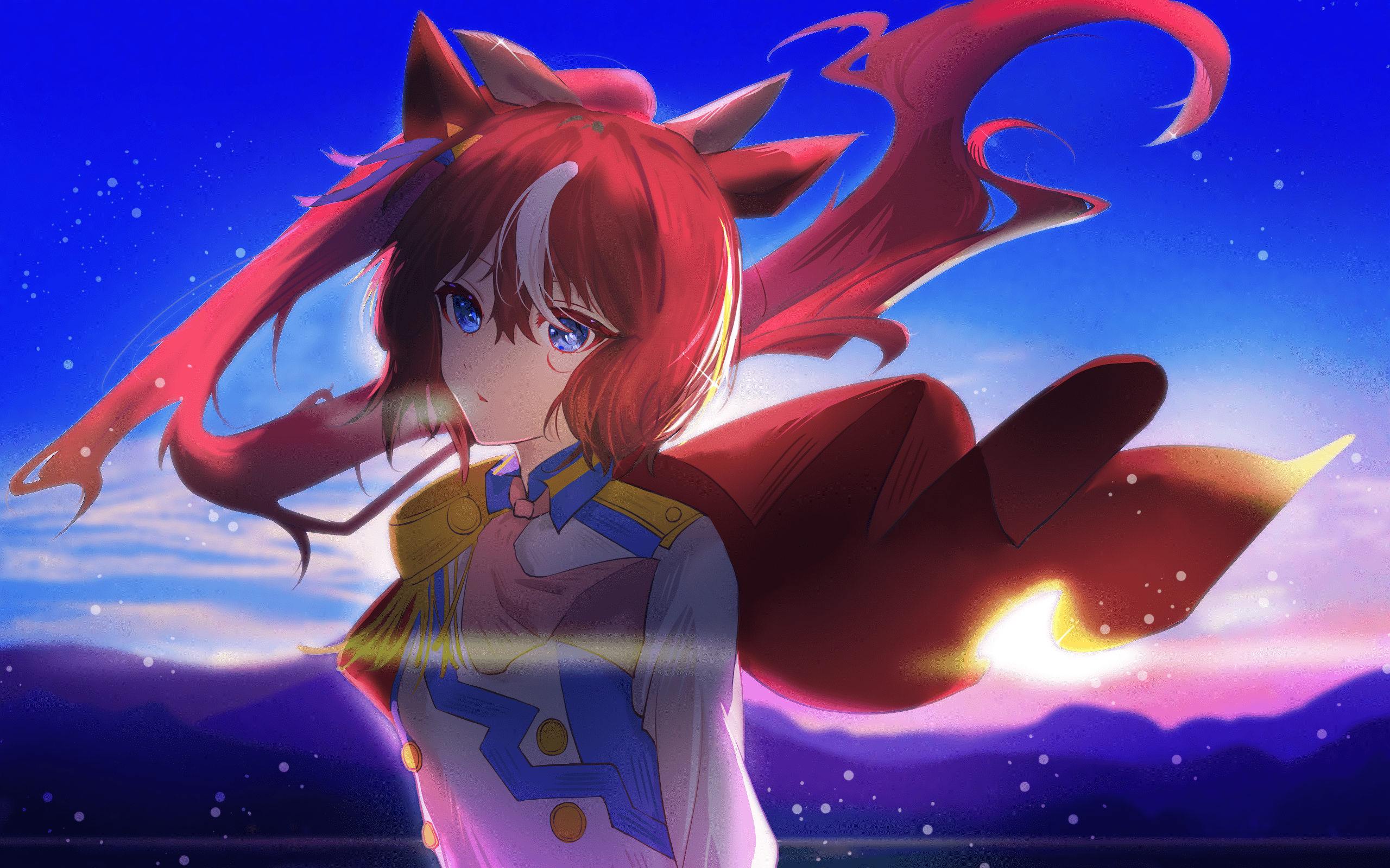 2560x1600 Download Tokai Teio Anime Uma Musume: Pretty Derby HD Wallpaper