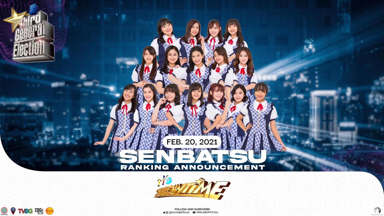 1600x900 MNL48 to reveal and Center Girl on February 20 on 'It's Showtime'