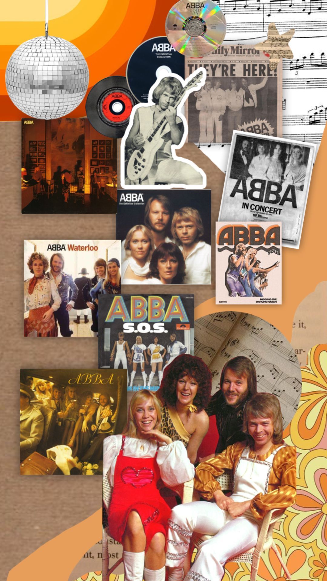 1080x1920 Check out theyluvvtor1's Shuffles #abba #wallpaper