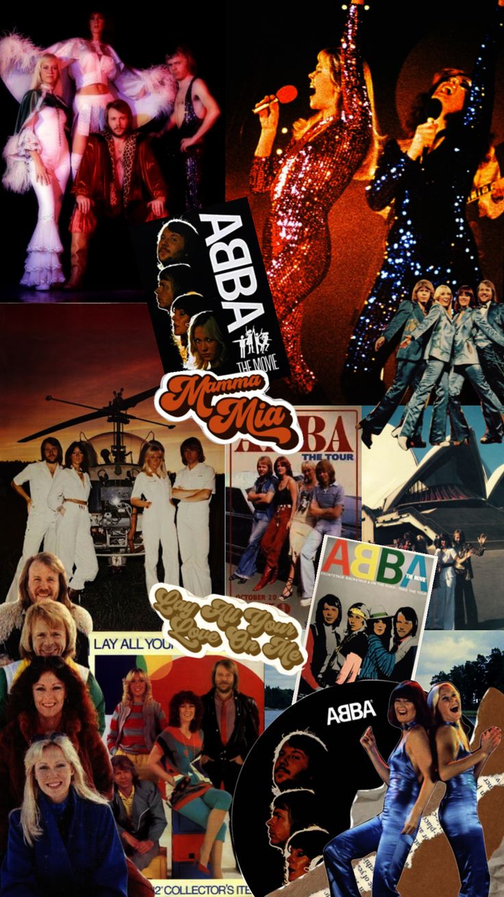 736x1308 Check out j0si3r4y3's Shuffles “ 'Cause somewhere in the crowd there's you “ #Abba #music #band #aesthetic #moodboard #