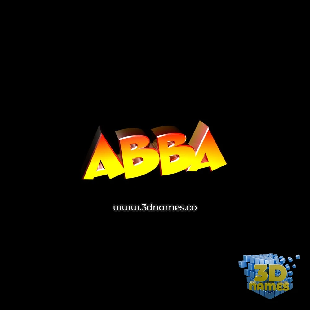 1000x1000 Preview Black Background name for abba