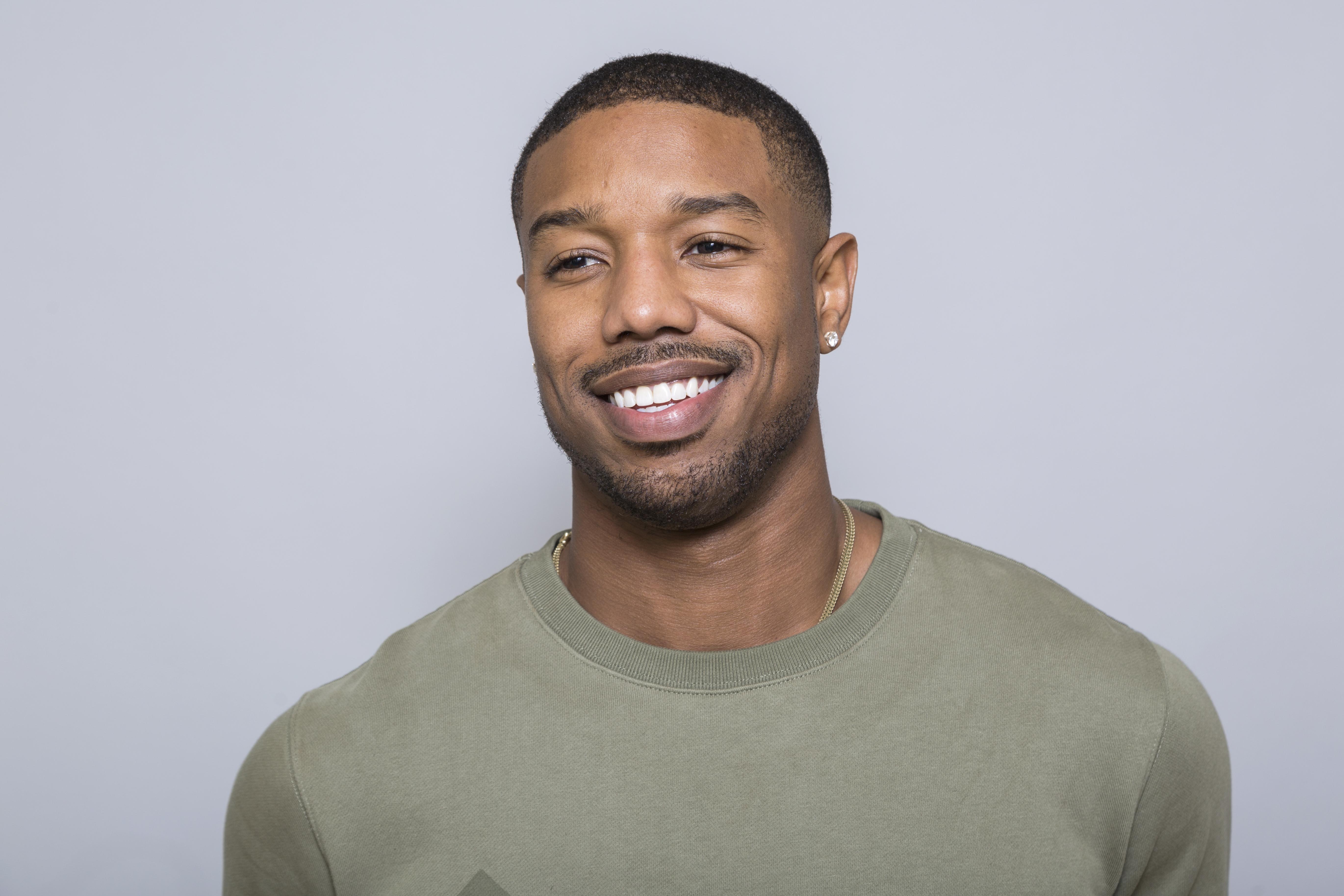 5481x3654 Download Smile American Actor Celebrity Michael B. Jordan 4k Ultra HD Wallpaper