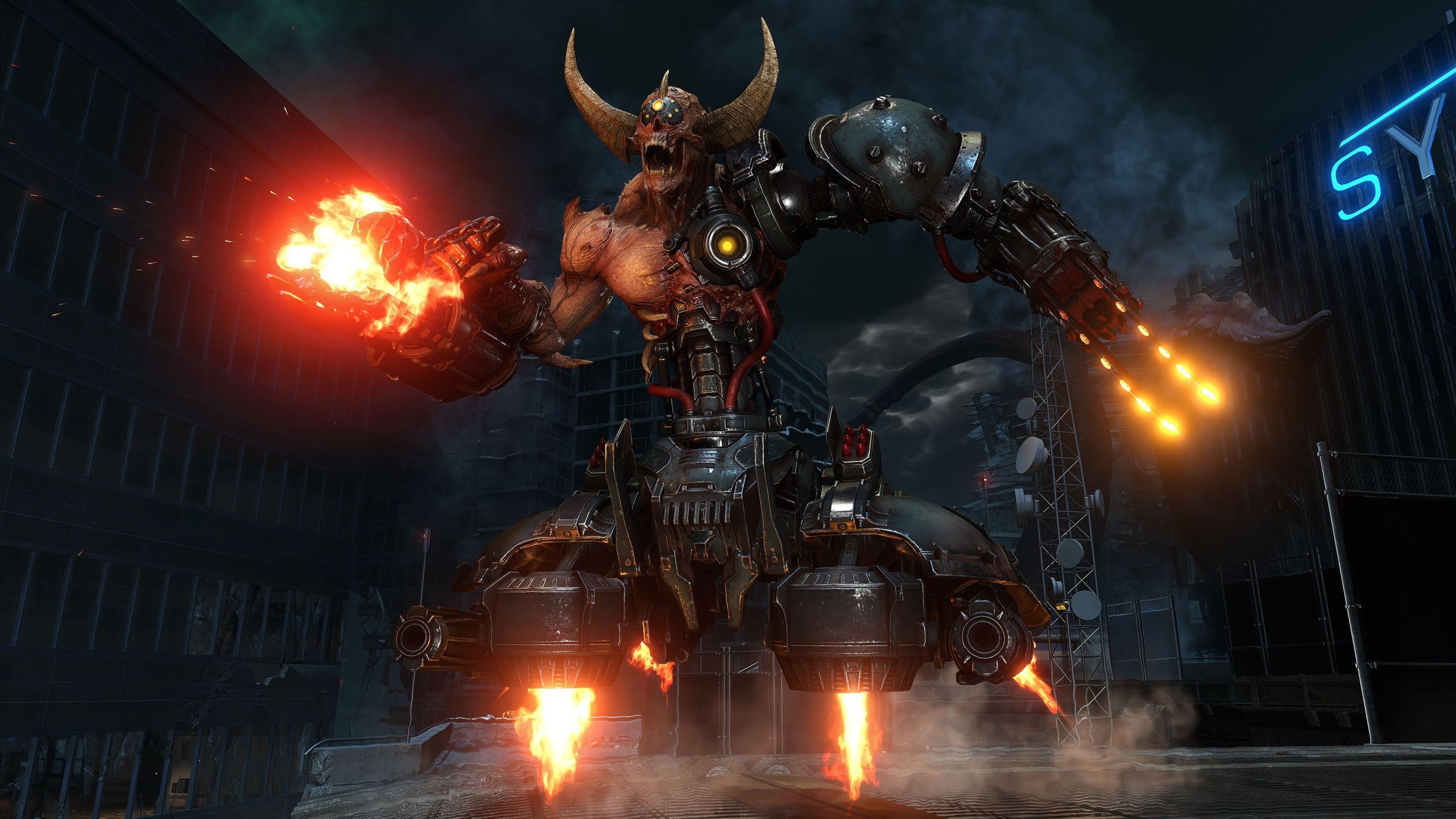 2560x1440 DOOM Eternal Game 1440P Resolution Wallpaper, HD Games