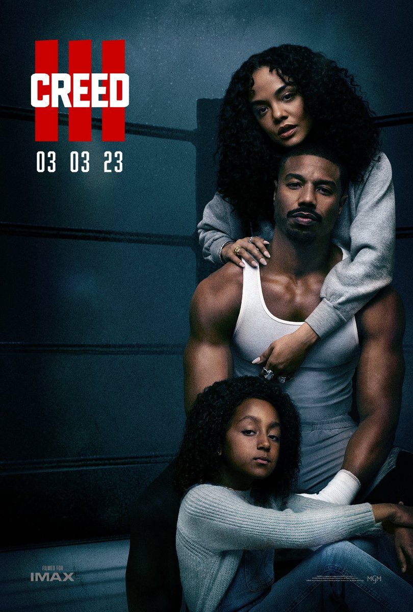 810x1200 Michael B. Jordan and Tessa Thompson star in a new poster for #Creed3
