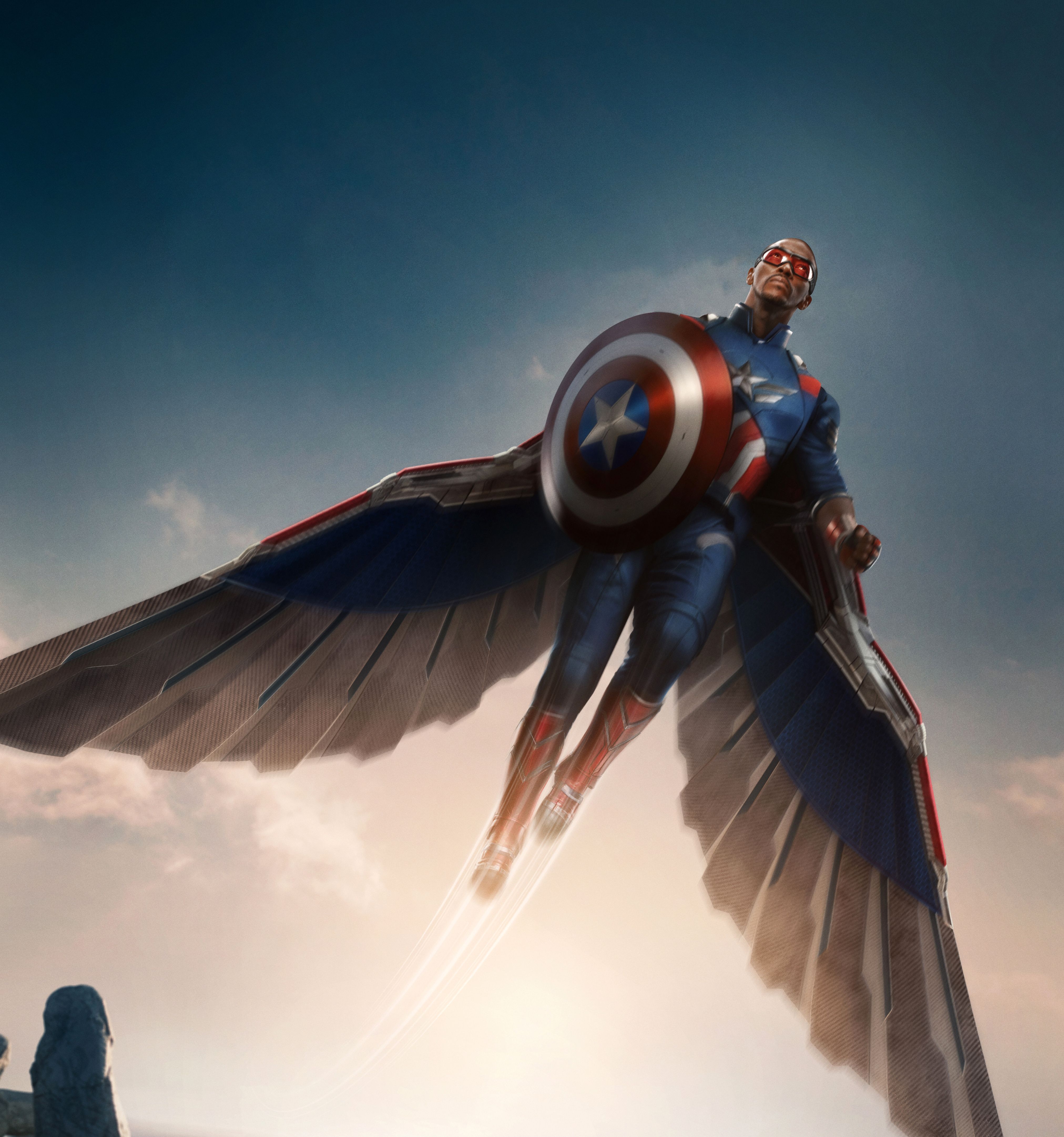 4047x4324 Anthony Mackie Wallpaper 4K, Captain America: Brave New World
