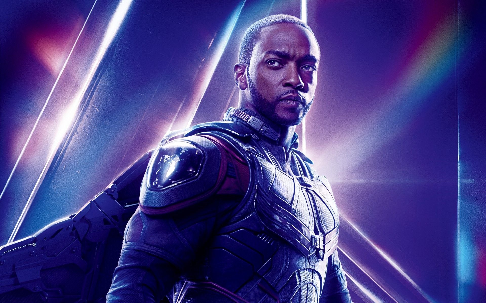 1920x1200 Anthony Mackie as Falcon in Avengers Infinity War 5K Wallpaper