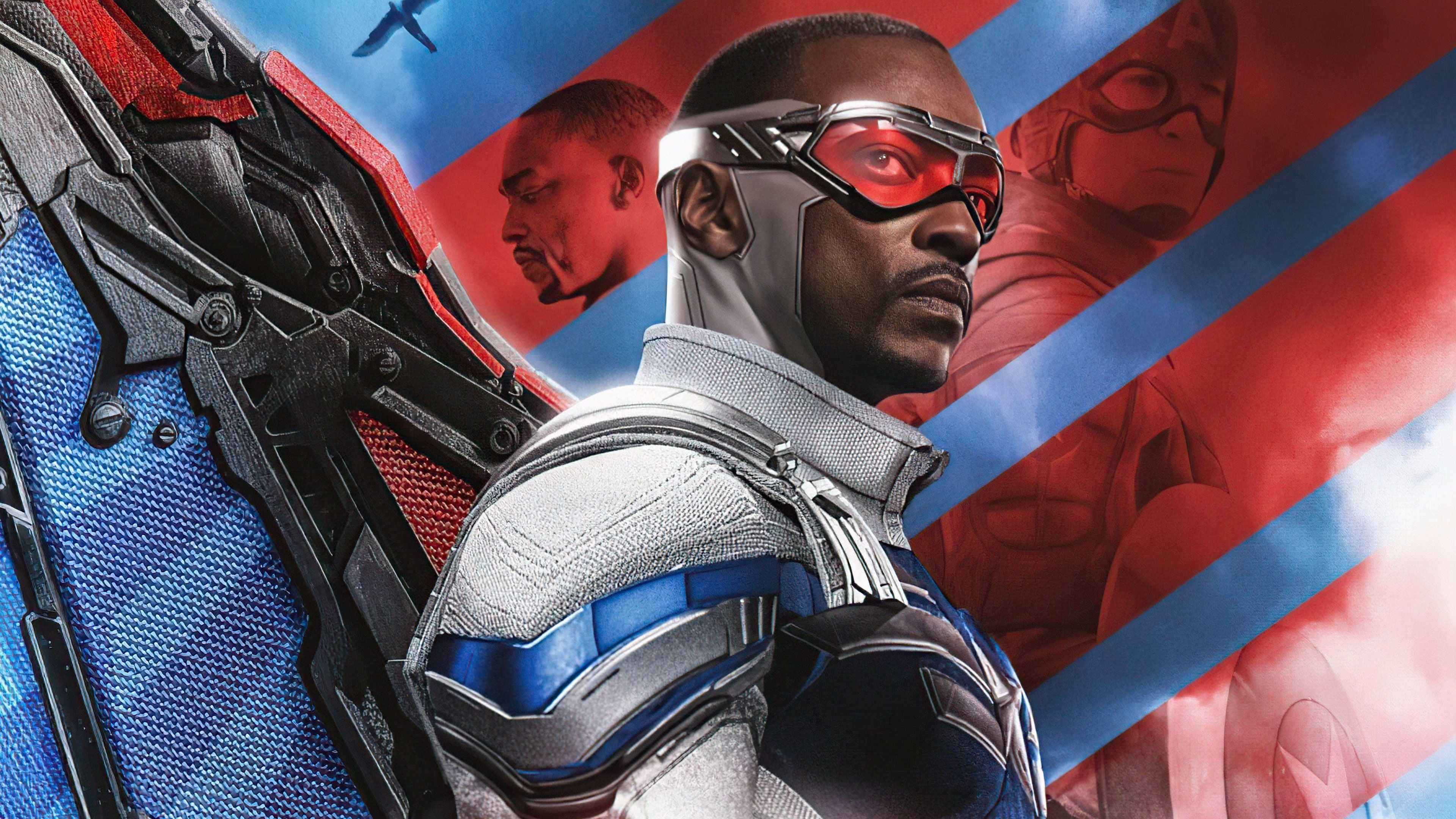 3840x2160 Anthony Mackie Falcon 4K HD The Falcon and the Winter Soldier Wallpaper