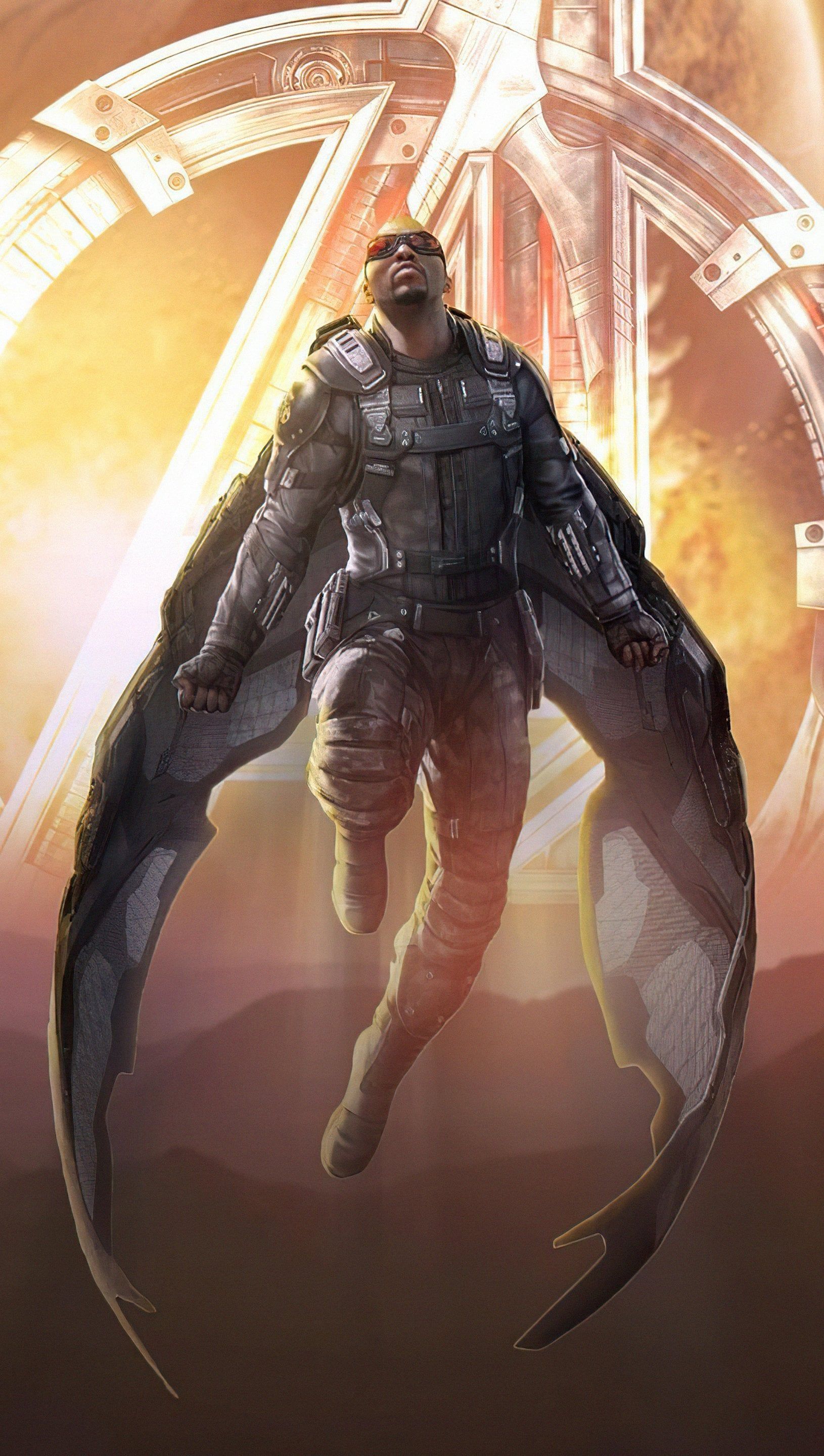 1630x2879 Anthony Mackie Falcon and the winter soldier Wallpaper 5k for iPhone and Mobile Phone