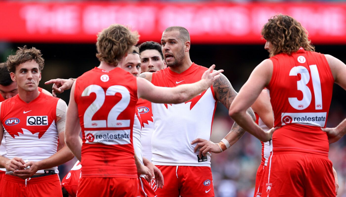 1400x800 Footy Fix: From the big dance to disaster in ten games the Swans' almighty fall from grace