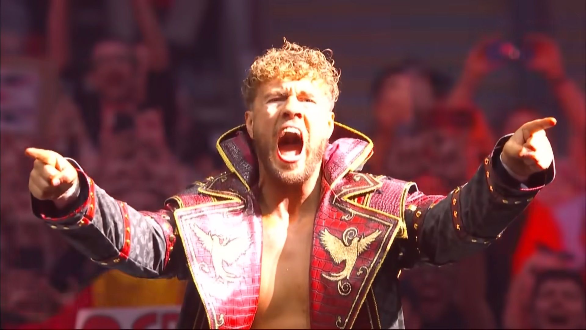 1920x1080 Wrestler Will Ospreay Made A Huge Assassin's Creed Inspired Entrance During AEW All In London