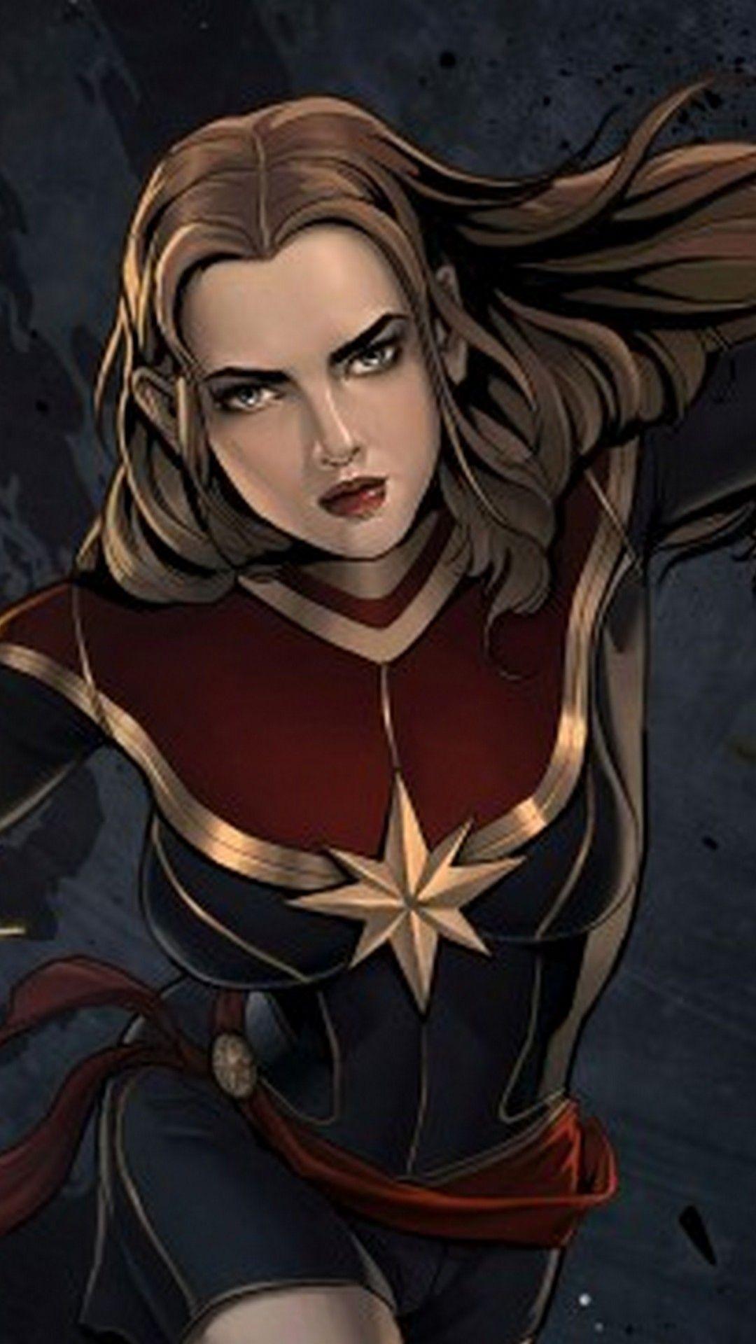 1080x1920 Captain Marvel Animated Wallpaper for Phones Phone Wallpaper HD